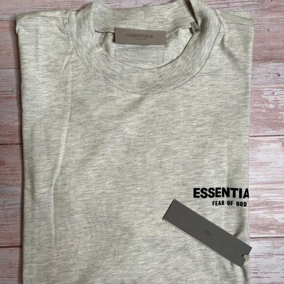 ESSENTIALS FOG SHIRT 2022 | COLOR LIGHT OATMEAL | SIZE L | OVERSIZED | NWT - Picture 3 of 3